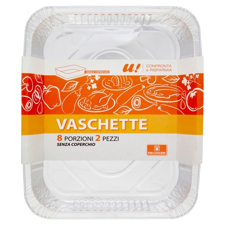 2 Vaschette 8 Porzioni U! Confronta e Risparmia